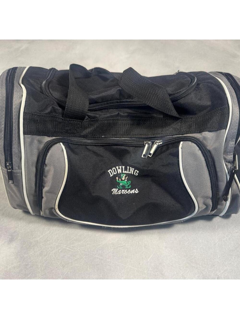 Dowling Catholic Maroons Embroidered Athletic Duffel Gym Travel Bag